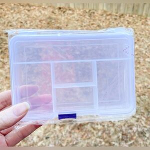 Lot of 14 Plastic Compartment Storage Boxes for Crafts, Jewelry, Sewing, Beads